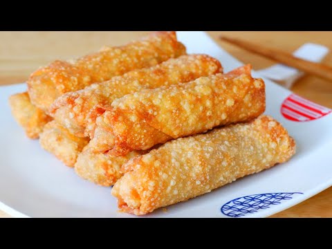 how-to-make-chicken-egg-roll-at-home?-cici-li---asian-home-cooking-recipes