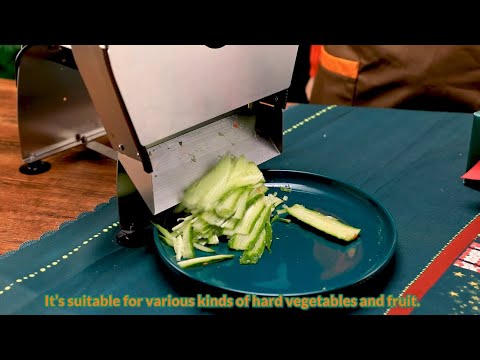 Newhai Commercial Potato Slicer Electric Onion Cabbage Slicing Machine Automatic