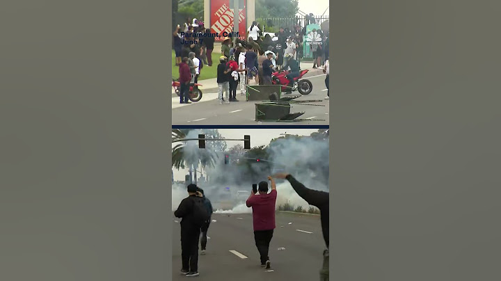 Protesters in Los Angeles clash with federal agents amid ICE raids