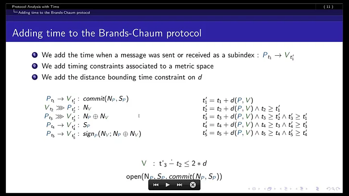 Protocol Analysis with Time