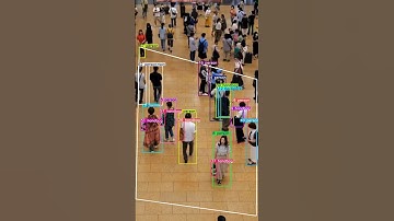 AI Detects People & Bags in a Busy Crowd | Object Detection in Action #shorts #Shorts