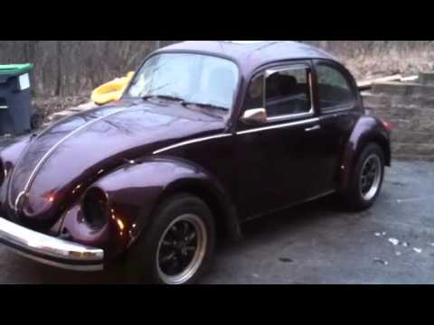 First drive in Sam's 75 bug! - YouTube