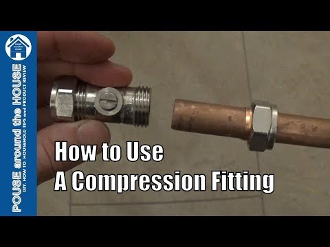 Video: Hvordan passer du kompresjonsbeslag til et kobberrør?