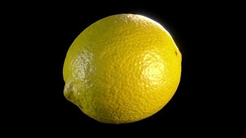Lemon 4k scanned 3d model