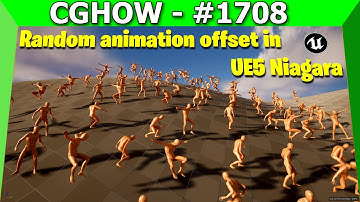 Random Animation Offset in Unreal Engine 5.4 Niagara Tutorial | Download Files