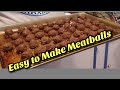 Easy to make meatballs