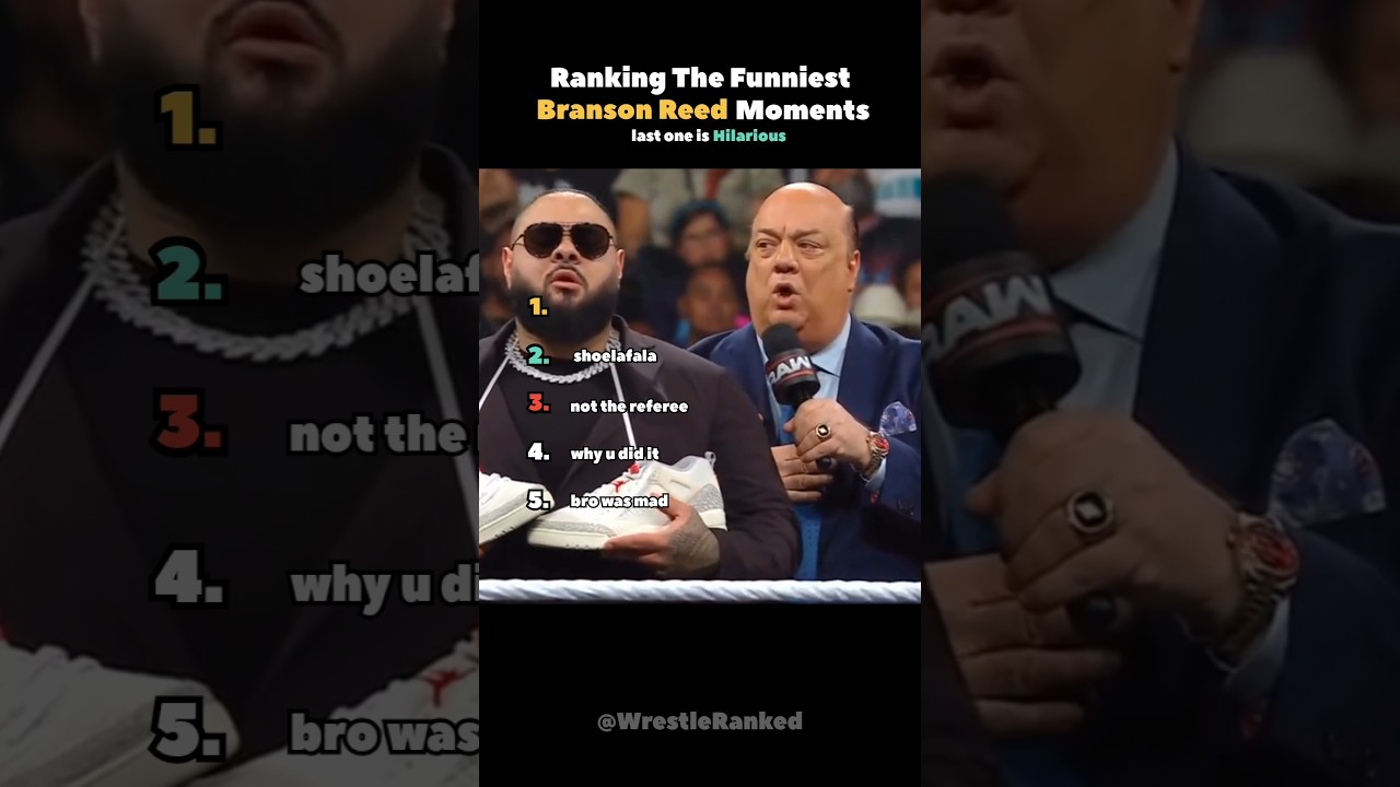 Ranking The Funniest Bronson Reed Moments