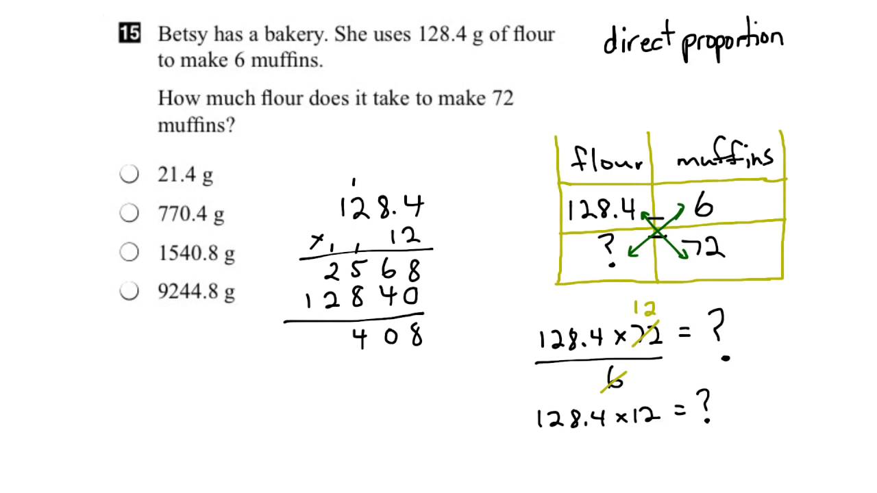 EQAO Grade 6 Math 2015 Question 15 Solution YouTube