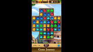 Gems Journey (by Smoote Mobile) - free offline match 3 puzzle game for Android - gameplay. screenshot 4