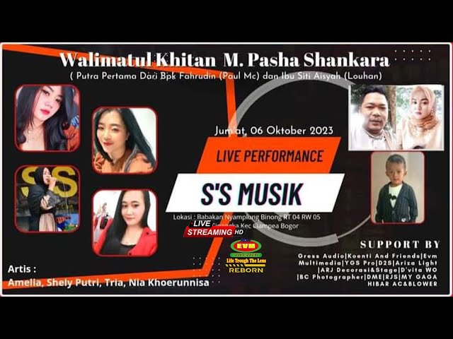 🔴🔵 LIVE STREAMING SS MUSIC  - JUM'AT 6  OKTOBER 2023  -  KP.BABABKAN NYAMPLUNG BINONG class=