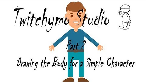 Cartoon Animator 5 Tutorial | Creating a Simple Character using Inkscape | Part 2 Drawing the Body