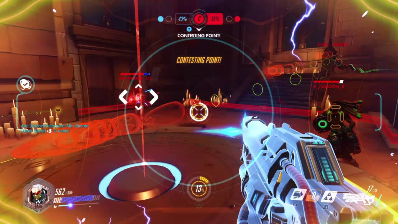 The power of Soldier 76, Ana and Lucio. Overwatch