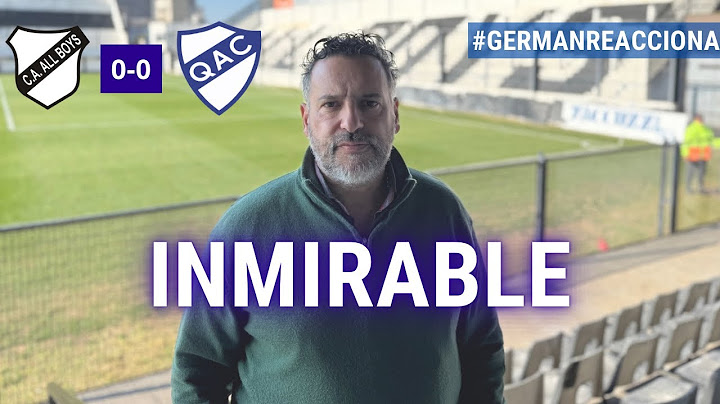 🚨| INMIRABLE - REACCIÓN AL ABURRIDO EMPATE ENTRE QUILMES Y ALL BOYS POR LA PRIMERA NACIONAL