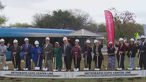 CapMetro breaks ground on new East Austin MetroRapid route | FOX 7 Austin