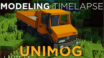 Blockbench Modeling Timelapse: Unimog U2150