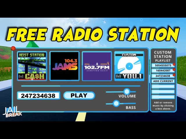how to get free radio in roblox jailbreak