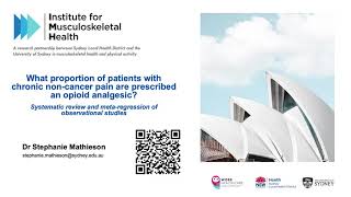 What proportion of patients with chronic non-cancer pain are prescribed an opioid analgesic?