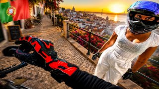 JE DATE CETTE FILLE AU PORTUGAL !? 🥰😨 M1000R en voyage