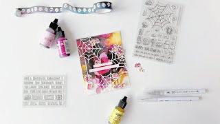 Lawn Fawn Sweet Spiders Acetate Card @samanthamann1523