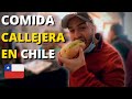 Probando comida callejera en CHILE | ¿Es buena? - RICARDO LEÓN