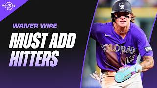 4 Hitters to ADD NOW | Fantasy Baseball Waiver Wire Targets & Deep Stashes (2026)
