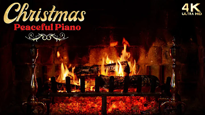Crackling Christmas Fireplace & Peaceful Christmas...