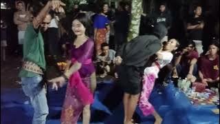 joget terbaru di live kebun duman lingsar tembang lagu Sasak panci tepong