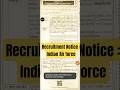 Indian Air force recruitment 2025|Airmen 2025|Medical Assistant Trade Group 1|eligibility|Venu|#wb