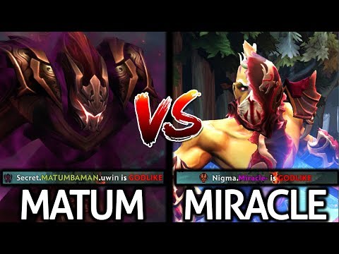 MIRACLE Anti Mage VS MATUMBAMAN Spectre – Insane Top Carry Battle 7.25 Dota 2
