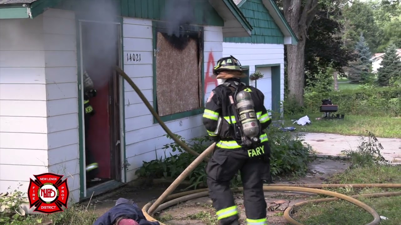 New Lenox Fire Protection Dist. Coordinated Fire Attack Training