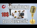 COMO HACER UN MICRÓFONO CASERO PROFESIONAL