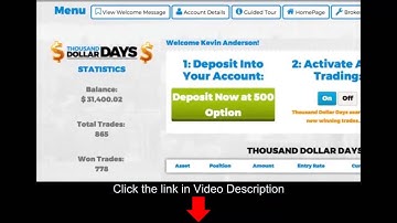 Thousand Dollar Days Review   can make you a minimum of 1000 every day