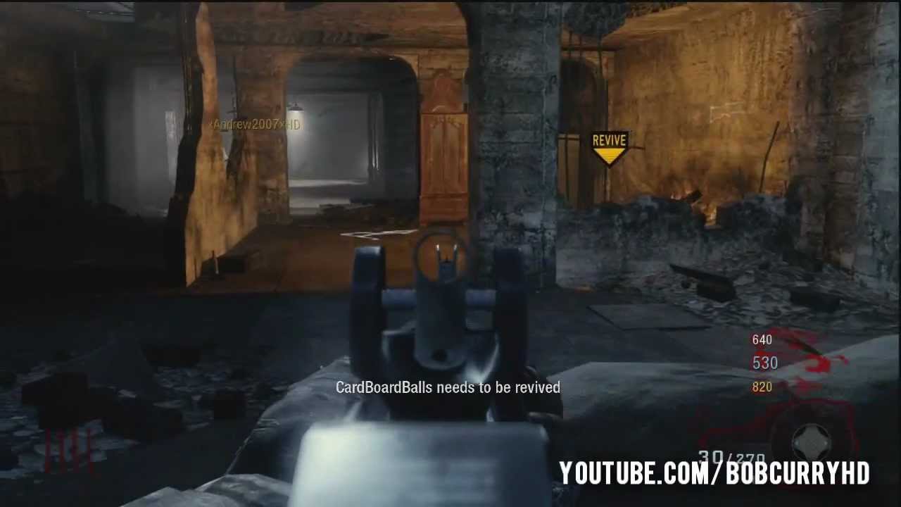 New Zombies Glitch Fully Outside Nacht Der Untoten Youtube