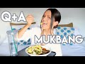 EATING PAST FULLNESS, HOW MANY CALORIES I EAT, INTERMITTENT FASTING & MORE | Q+A MUKBANG