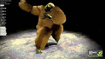 Fur Demo Kepler GeForce GTX 680 PhysX capabilities