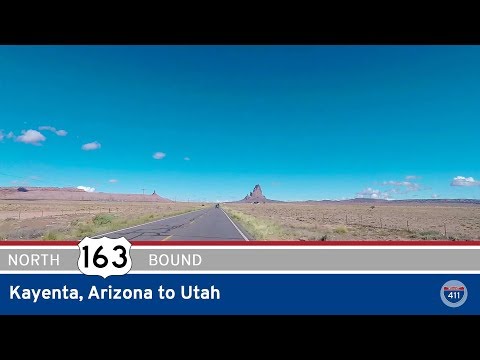 US Highway 163 - Kayenta to Utah - Arizona |  Drive America's Highways 🚙