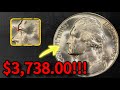 1943 P Nickel Jefferson:¿Notas el ojo doblado?#tesoros #coleccion #monedas #coin #money #fatos