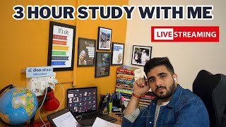 Day 47 | Live 3 Hour Study with me | Virtual Library | NEET PG | INICET | FMGE | MBBS | NEET