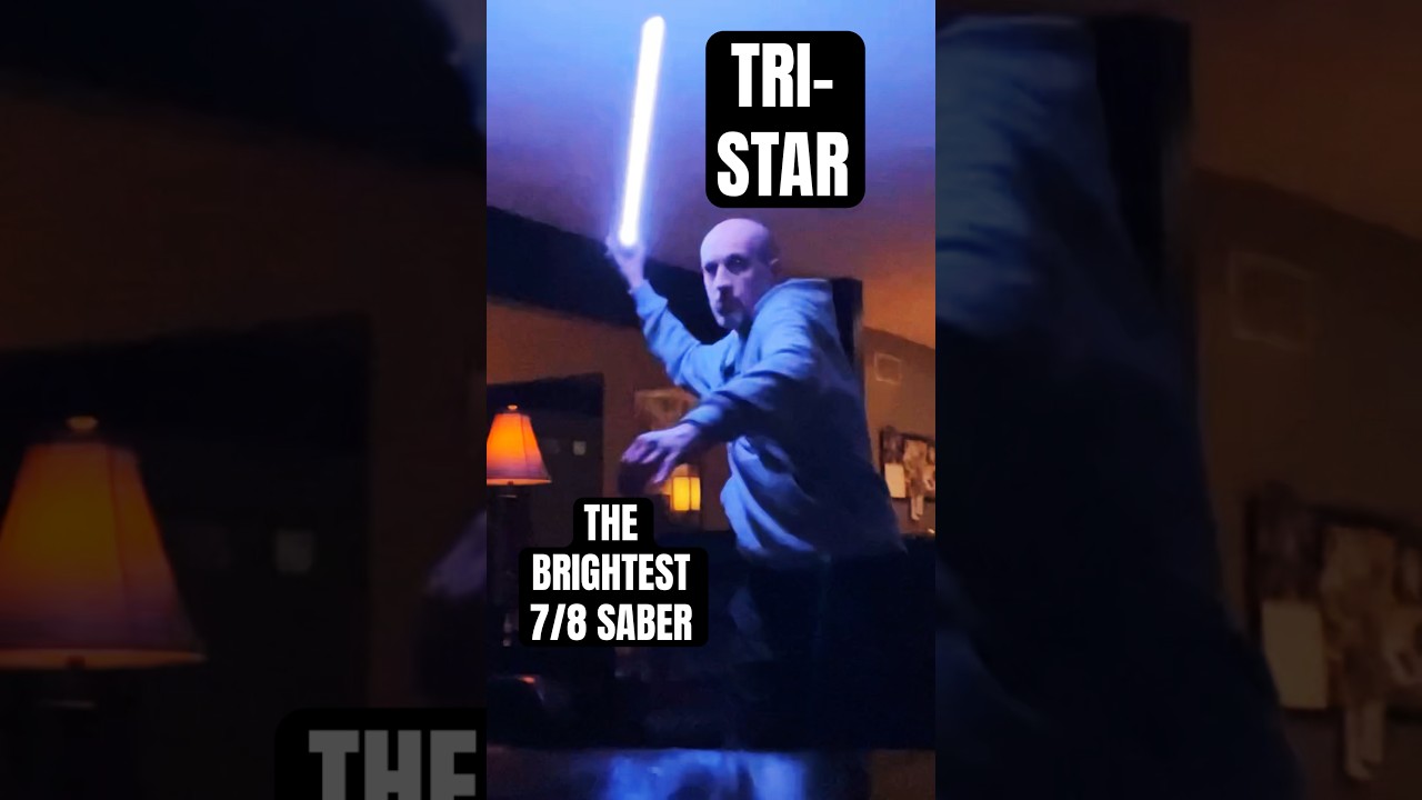 BRIGHTEST 7/8 Lightsaber Blade Ever Made: TRI-STAR 
