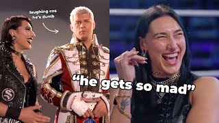 cody rhodes and rhea ripley being lowkey frenemies Information