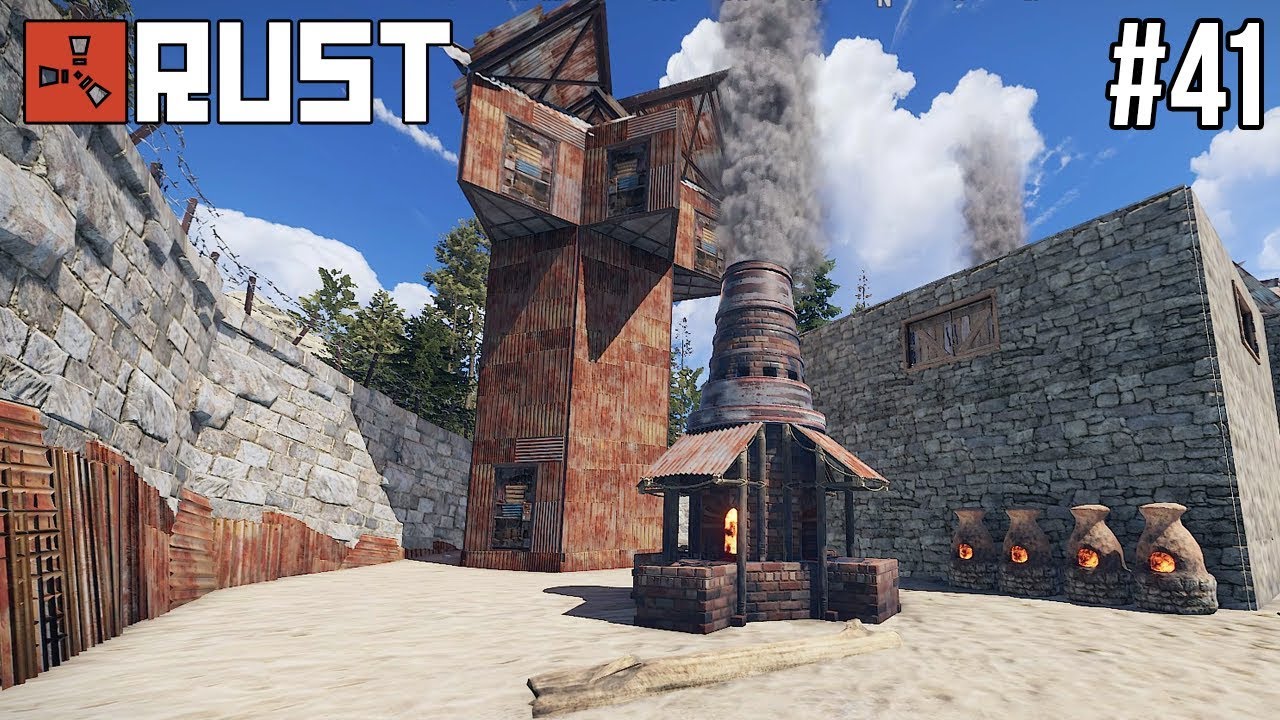 NIEUWE RAID PROTECTION TORENS! - Rust #41 - YouTube