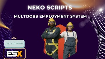 [ ESX ] FiveM Advanced MultiJobs employment system