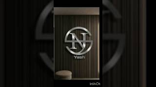 Yash name logo ||#viral #art #logodesign #viral  #youtubeshorts #3d #logo #video #shorts