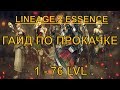 LINEAGE 2 ESSENSE - ГАЙД ПО ПРОКАЧКЕ 1 - 76 LVL