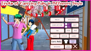 How to Carry Baby in different ways in Sakura School Simulator