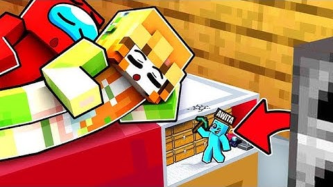 Living in My Friends' HOUSE Until They Realize It in Minecraft!