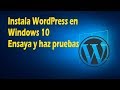 Como instalar WordPress en Windows 10