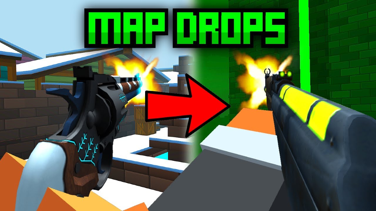 Krunker New Map Skins Item Drops Guide How To Get Easy Youtube