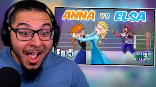 Verbalase - Cartoon Beatbox Collabs - Anna vs Elsa | REACTION