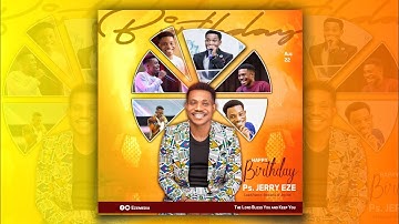 ELEGANT BIRTHDAY FLYER IN PIXELLAB // PIXELLAB DESIGN // BIRTHDAY FLYER DESIGN